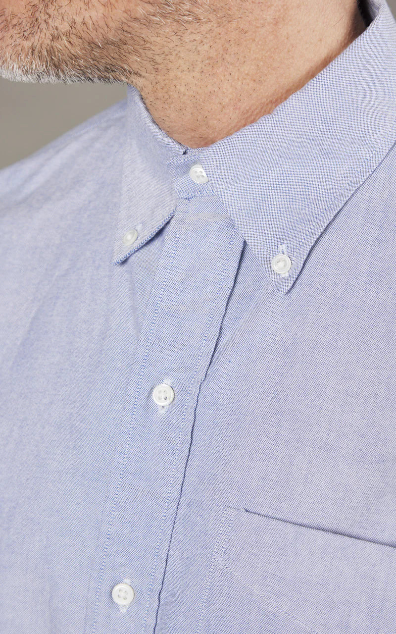 Fullcount 4081 Good Old B.D. Shirt Blue - Image 6
