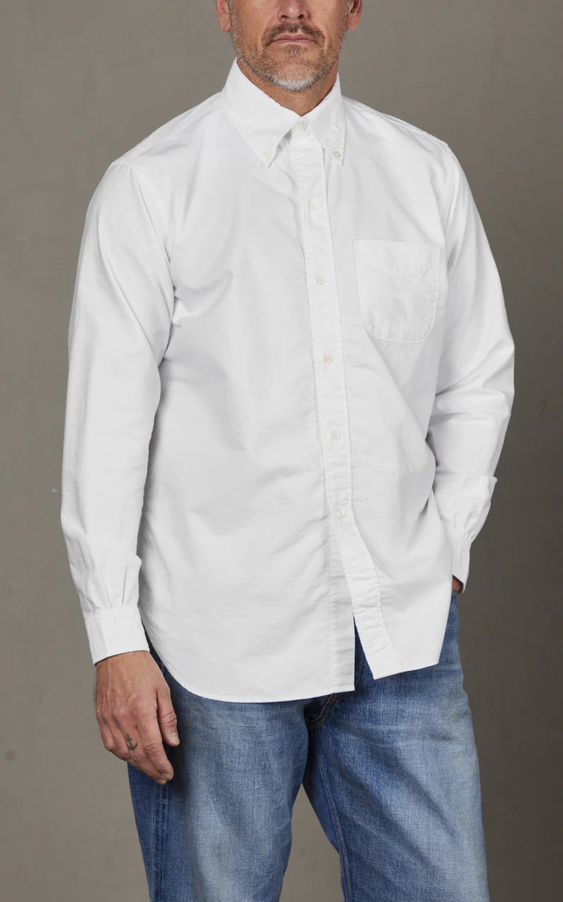 4081 Good Old B.D. Shirt White - Image 3