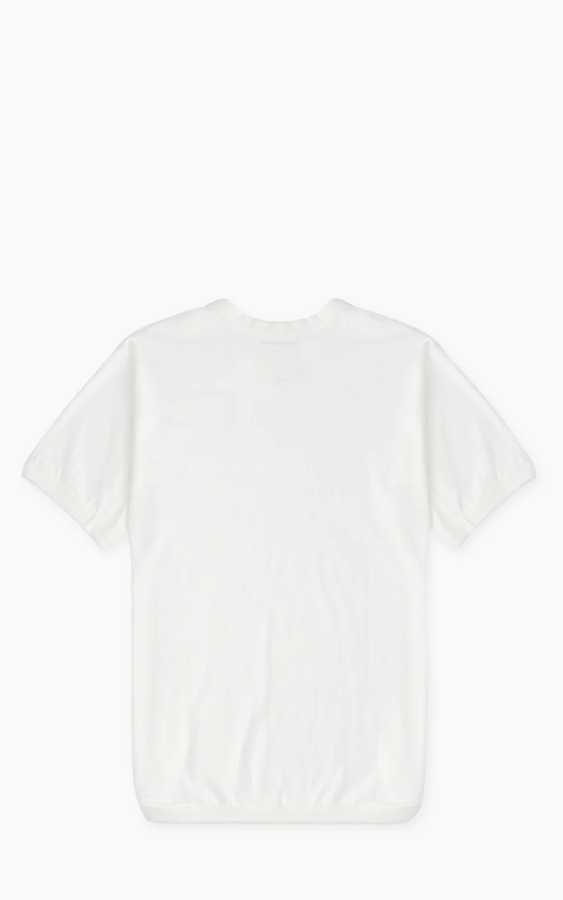 Fullcount 5222-22 Flat Seam Heavyweight T-Shirt White - Image 3