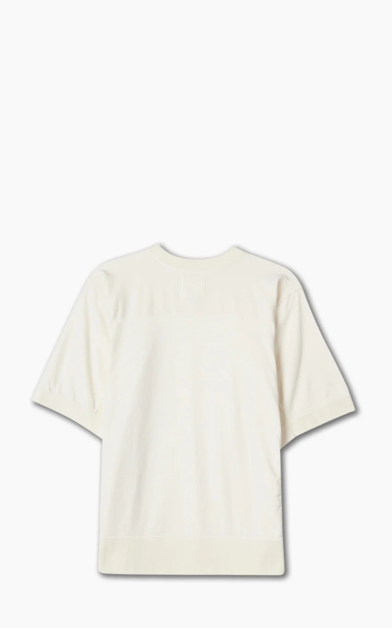 Fullcount 5222FB Heavyweight Football T-Shirt Ecru - Image 3