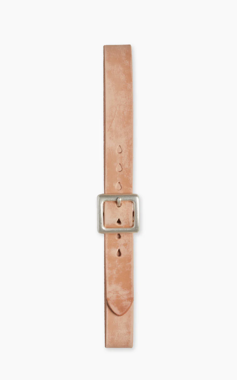 Fullcount 6211 Wild Leather Garrison Belt Natural - Image 3