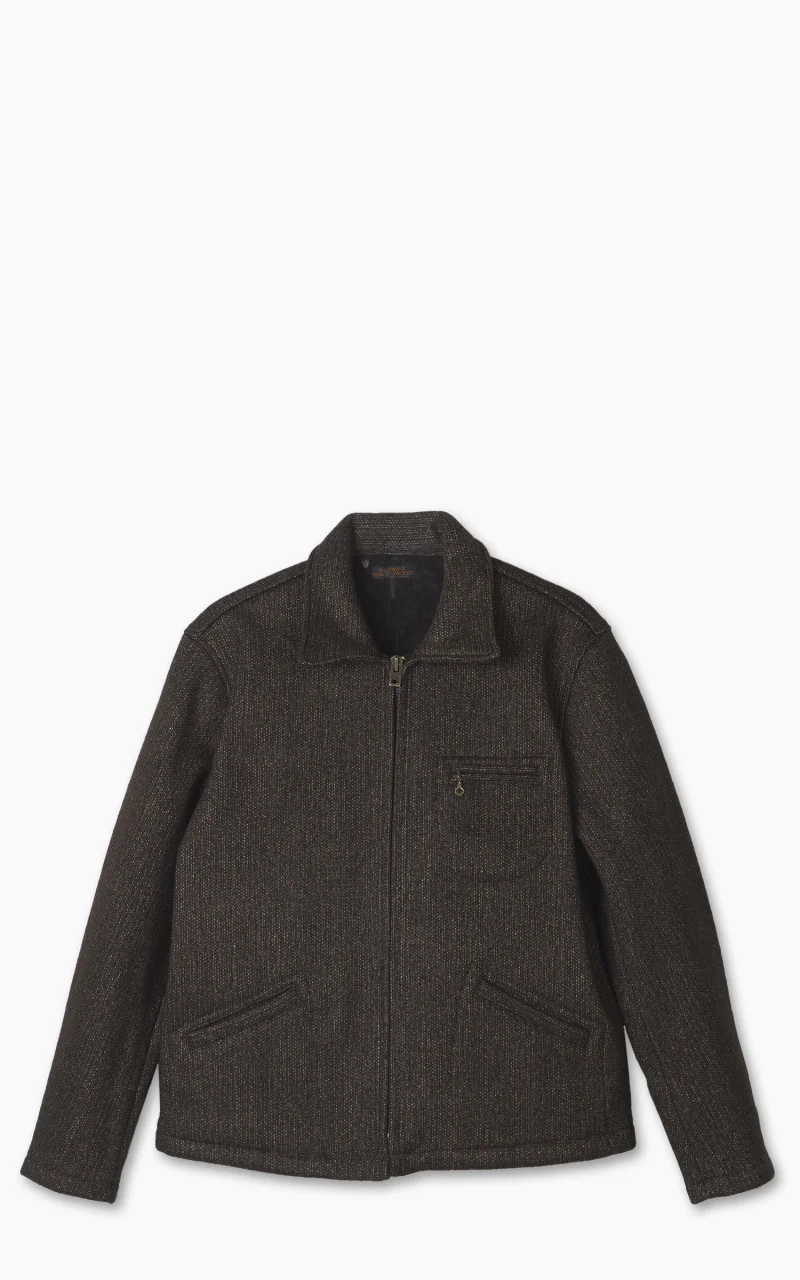 BBJ-024 Browns Beach Truckers Jacket Oxford Grey