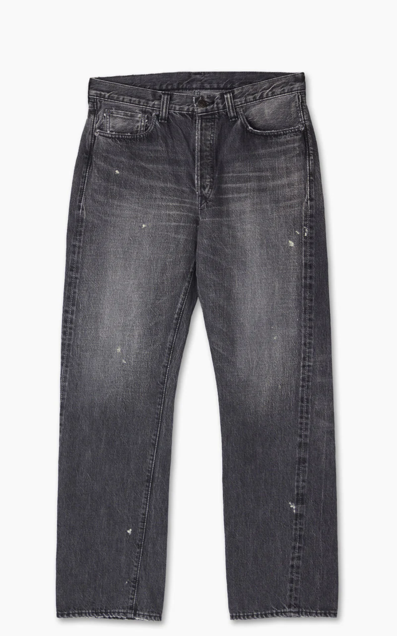 Lot 1101BKHW Straight Denim Dartford Black