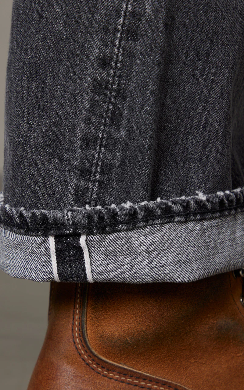 Lot 1101BKHW Straight Denim Dartford Black - Image 7