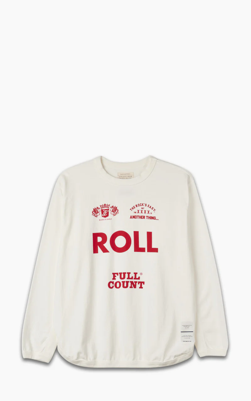 RL-005 Flat Seam Heavyweight Longsleeve T-Shirt White