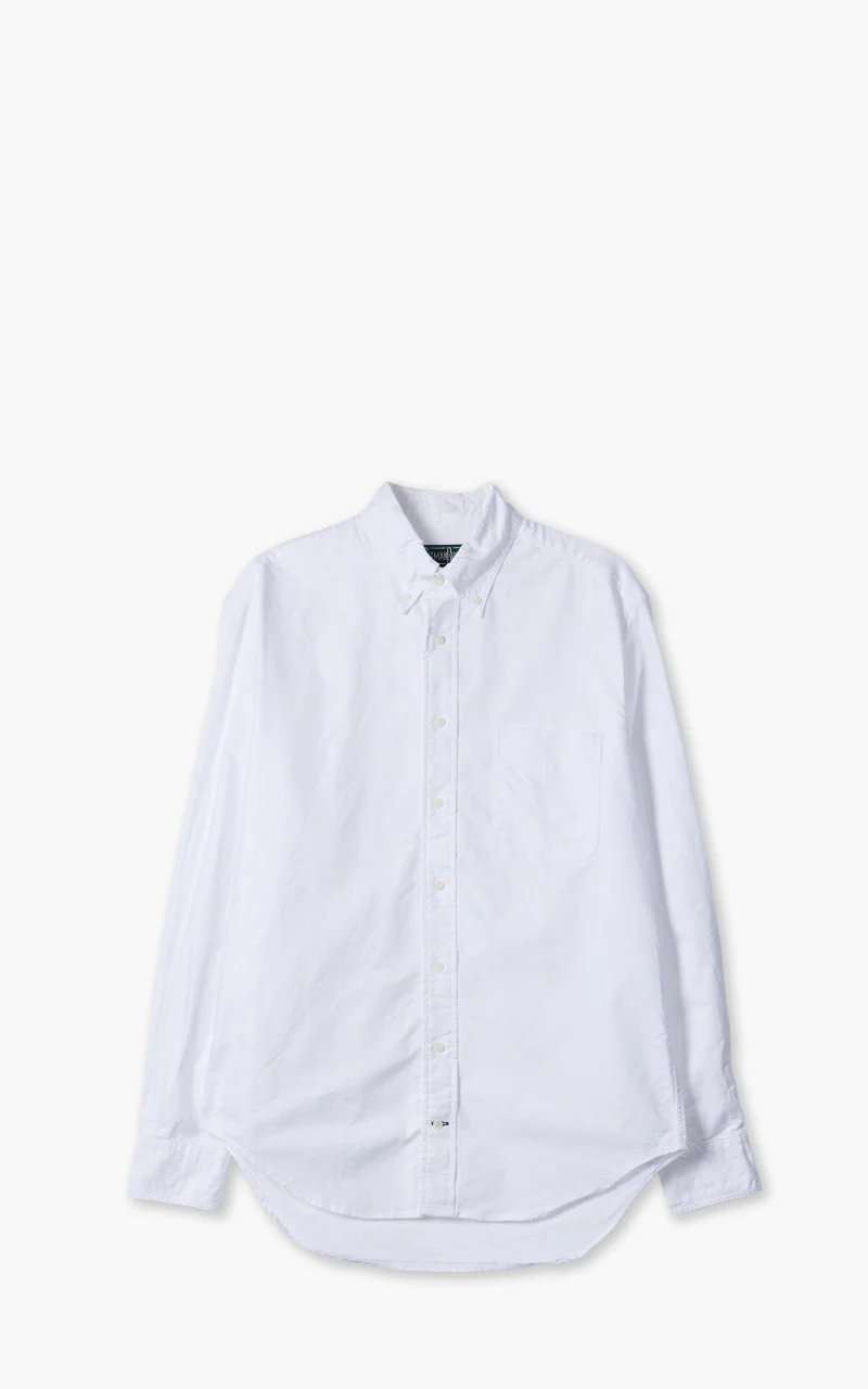 Gitman Vintage Button Down L/S Shirt Oxford White - Image 2