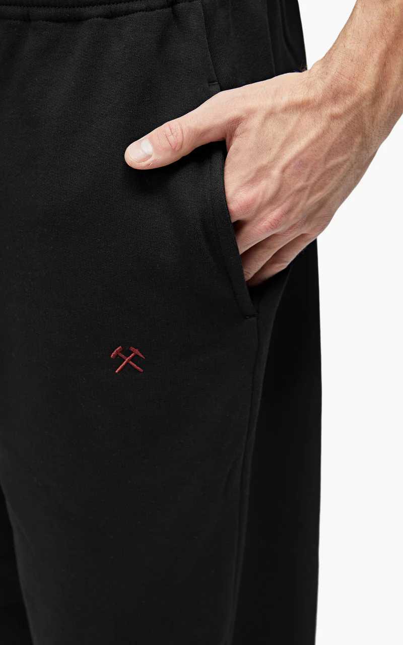 GmbH Ahmed Jogging Pants With Waistband + Footband Black - Image 7
