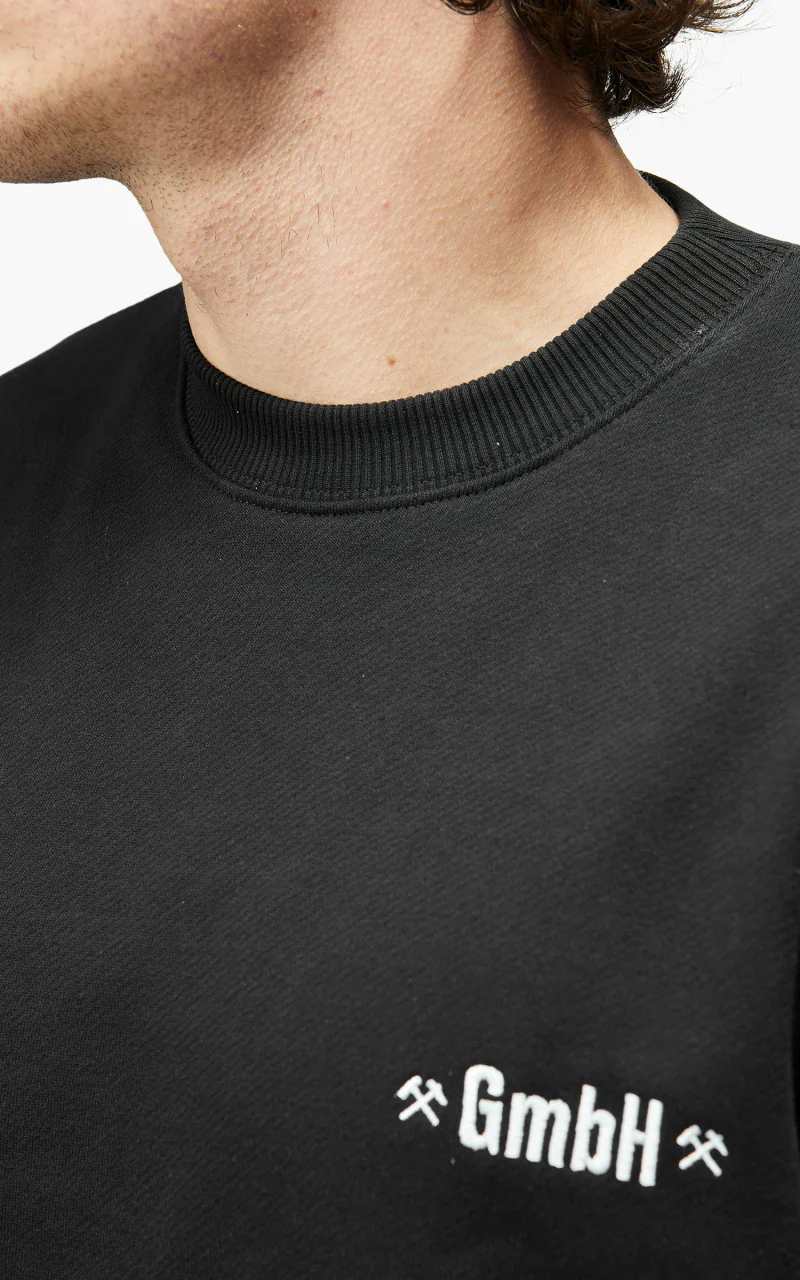 GmbH Berg Crewneck W Screensprint Black - Image 8