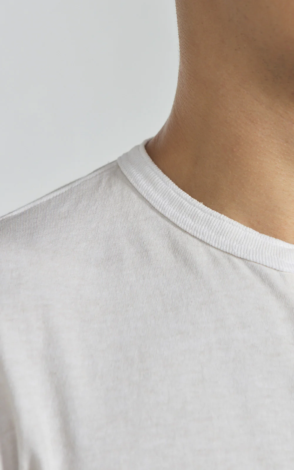 Good On L/S Henley T-Shirt P-Natural - Image 4