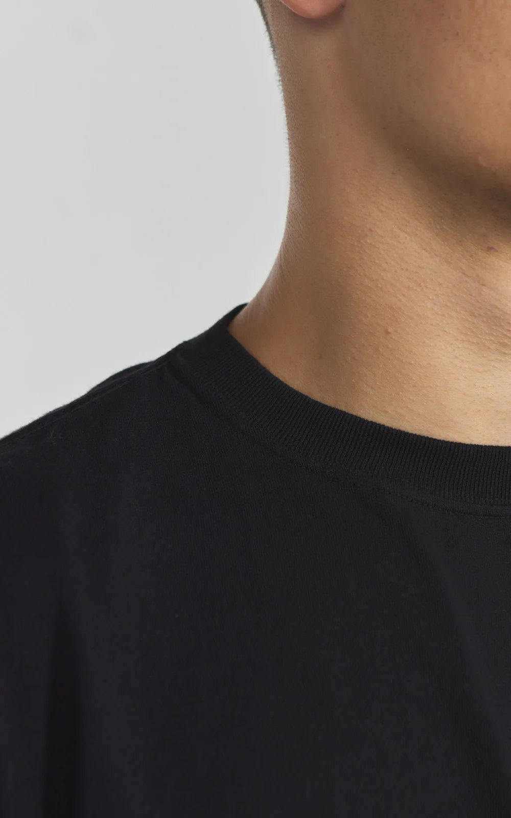 Good On S/S Crew T-Shirt Black - Image 3