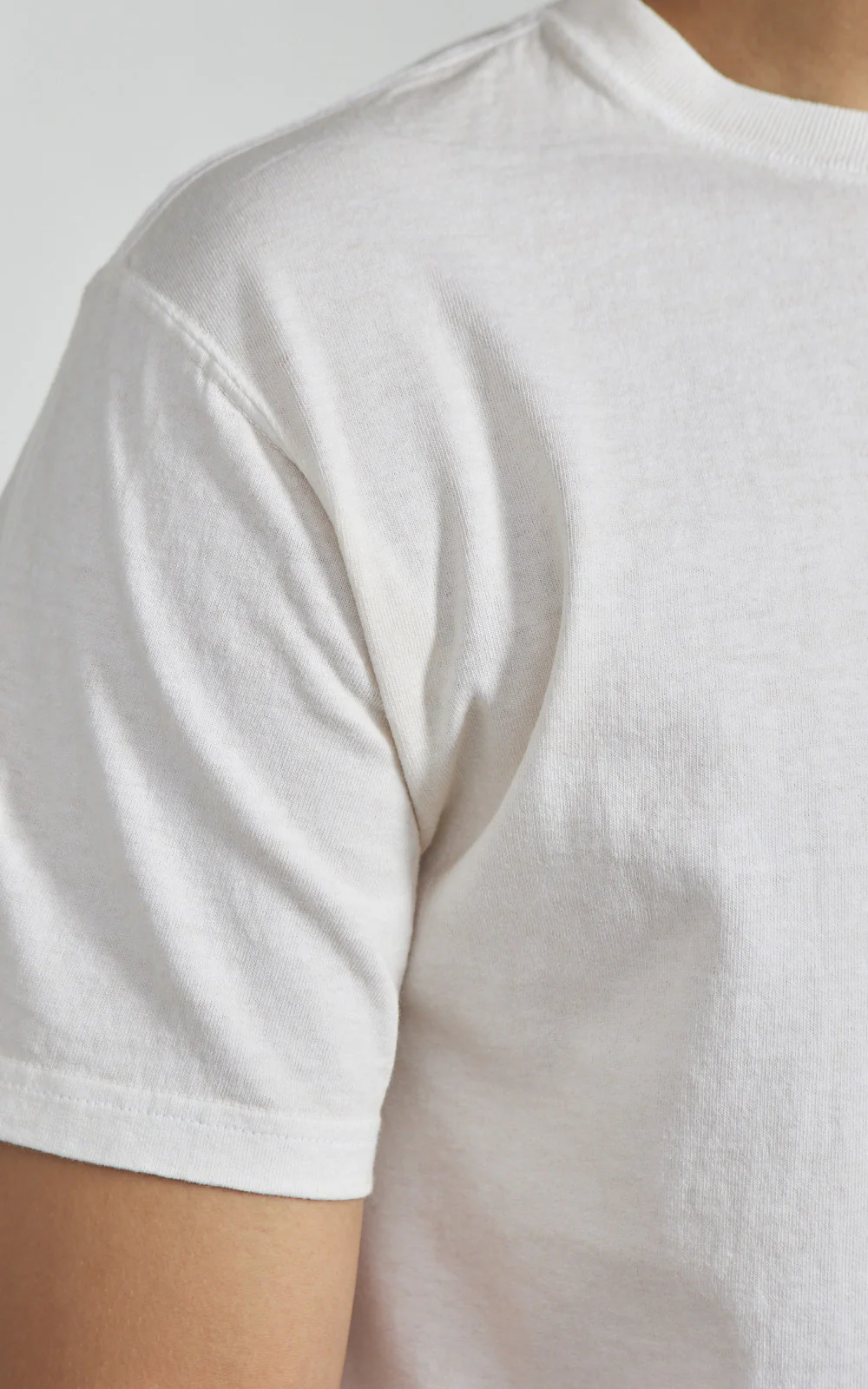 Good On S/S Crew T-Shirt P-Natural - Image 4