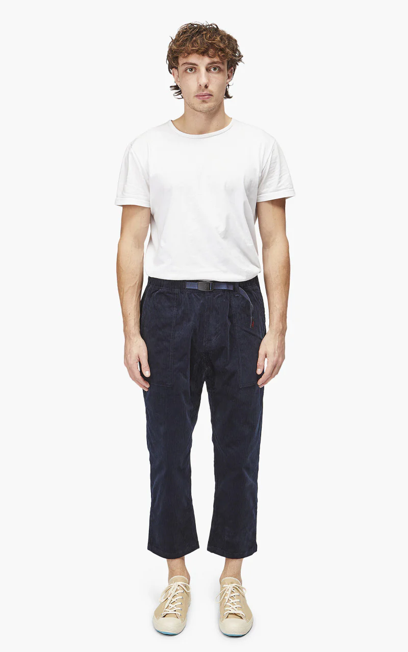Gramicci Corduroy Loose Tapered Pants Dark Navy - Image 2