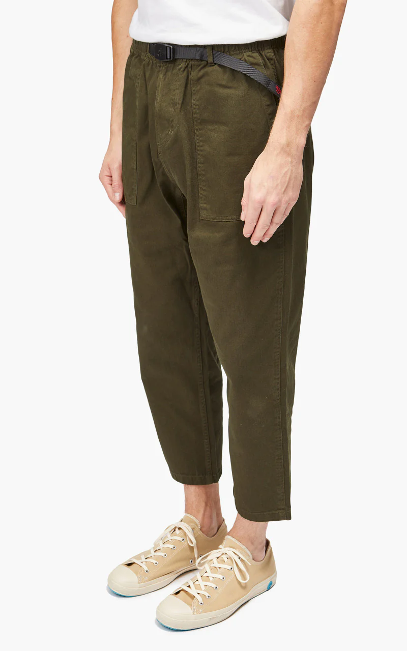 Gramicci Loose Tapered Twill Pant Deep Green - Image 5