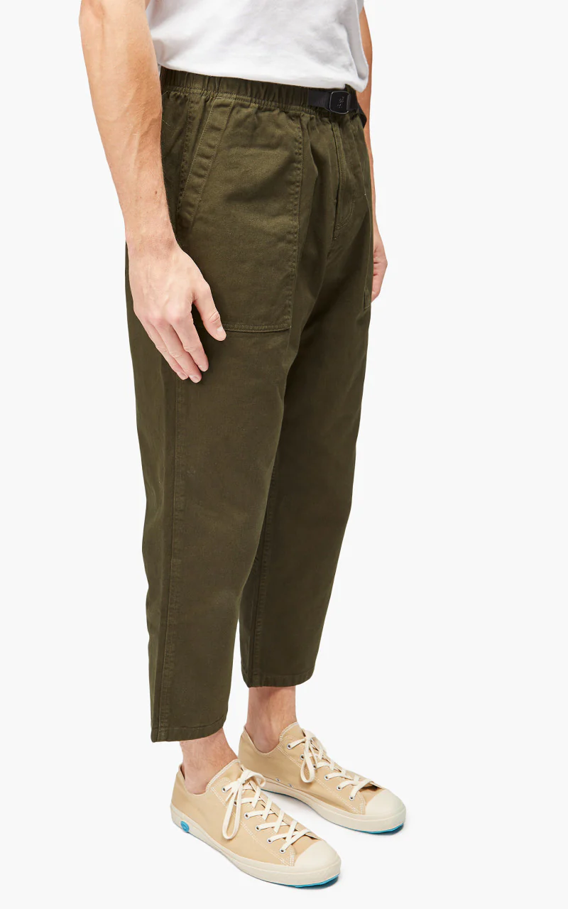 Gramicci Loose Tapered Twill Pant Deep Green - Image 6