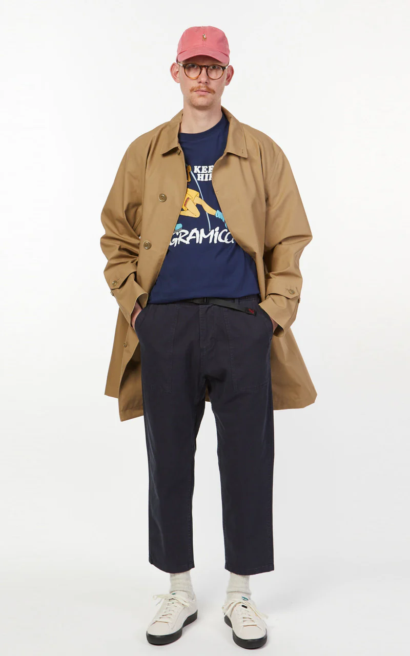 Gramicci Loose Tapered Twill Pants Double Navy - Image 2