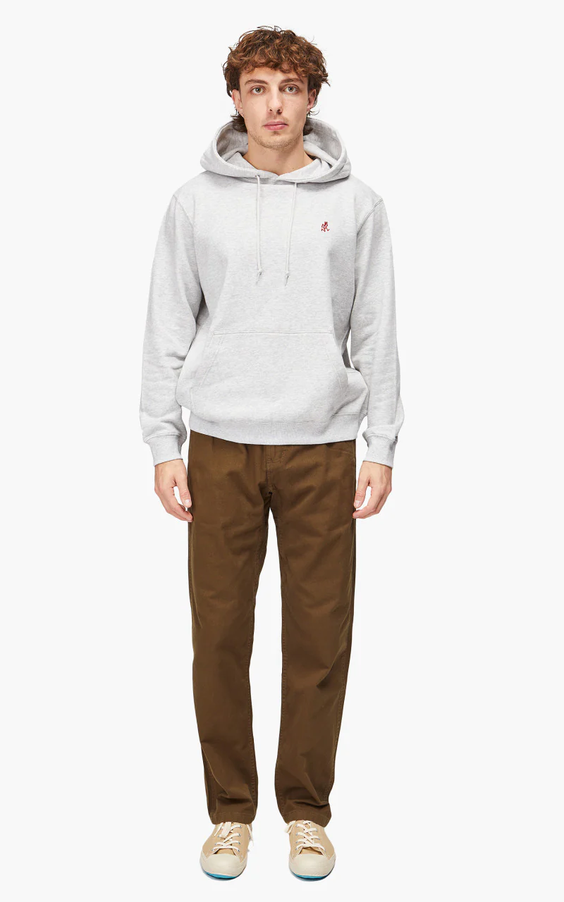 Gramicci One Point Hooded Sweatshirt Ash Heather - Image 2