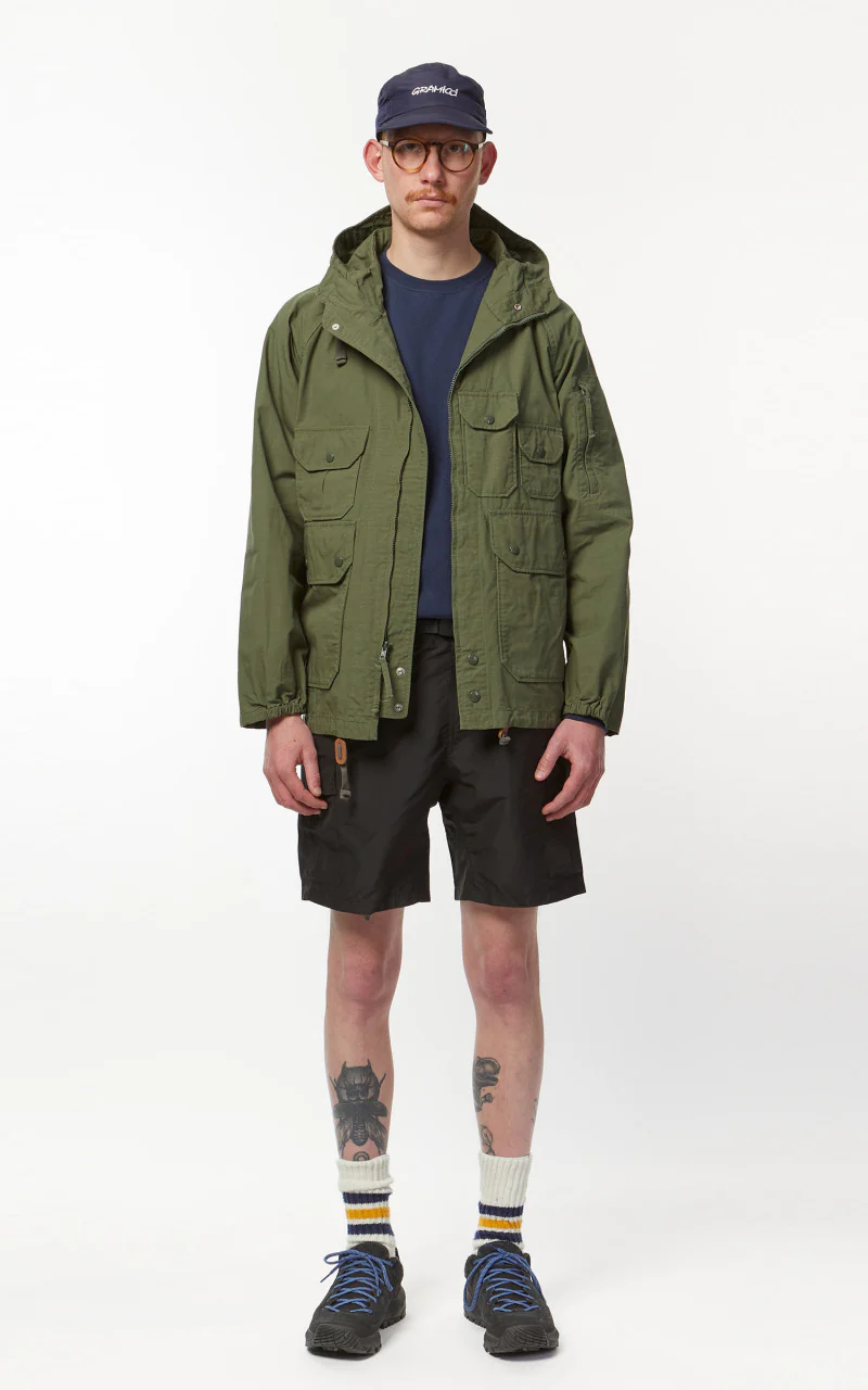 Gramicci Shell Cargo Shorts Black - Image 2