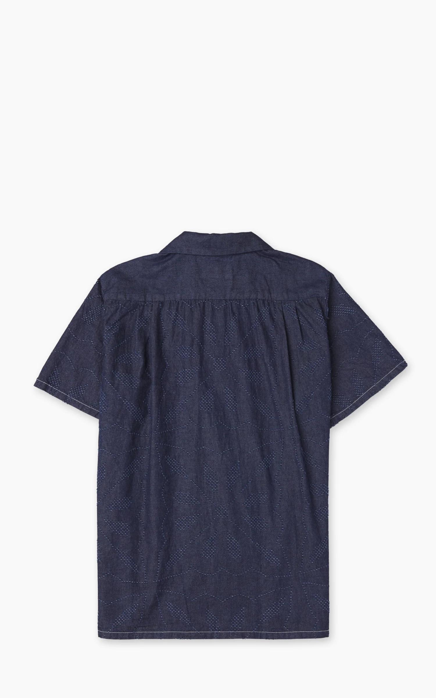 Graph Zero Aloha Shirt Flowers Indigo - Image 3