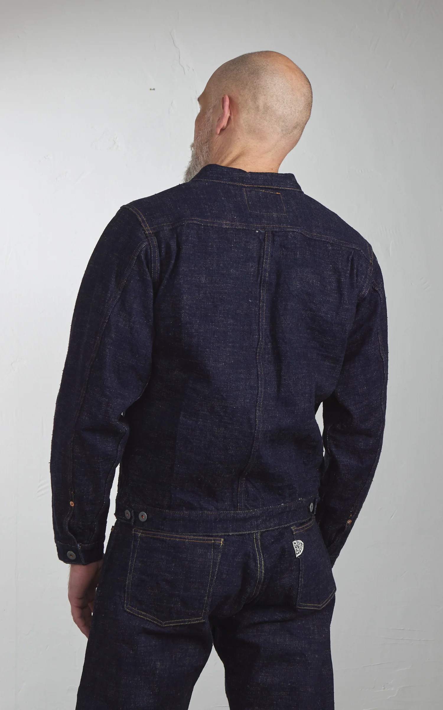Graph Zero Type 2 Denim Jacket Slub Indigo 15oz - Image 3