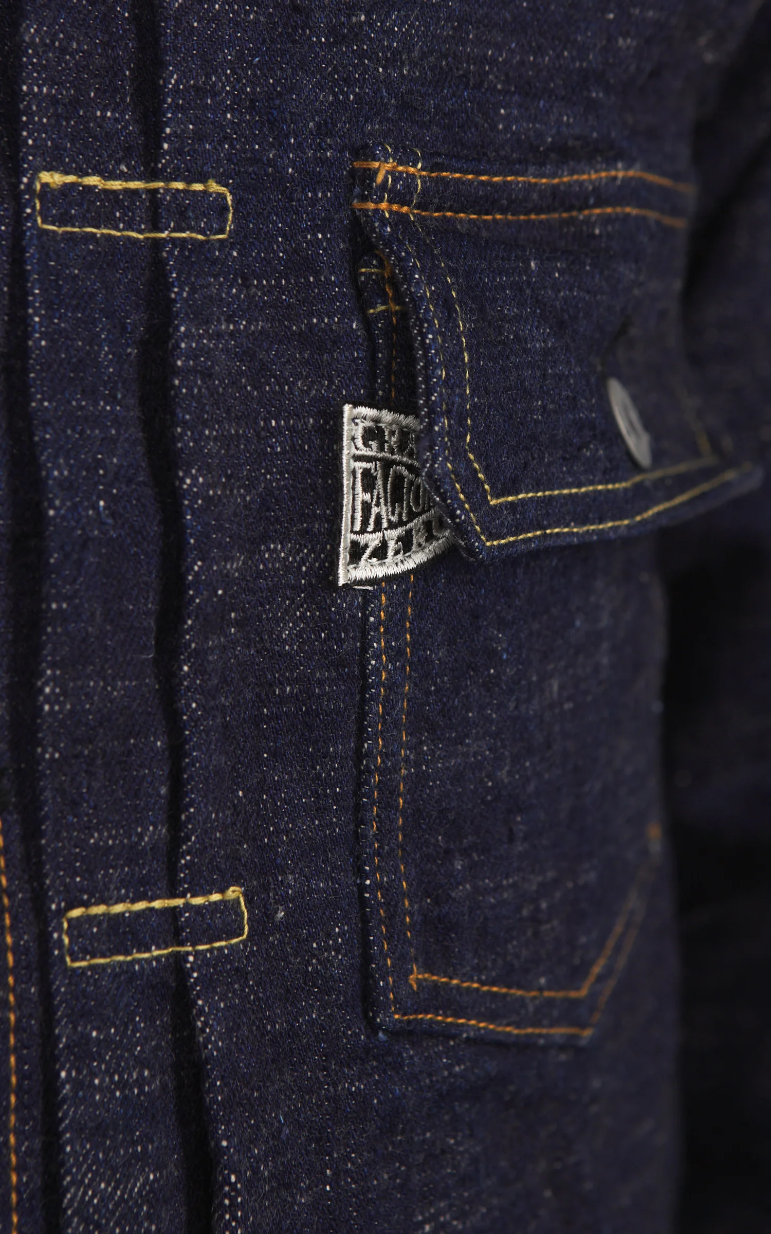 Graph Zero Type 2 Denim Jacket Slub Indigo 15oz - Image 4