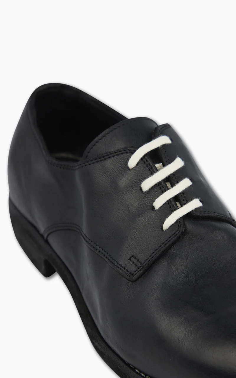 Guidi 112 Leather Ball Derby Shoe Black - Image 3