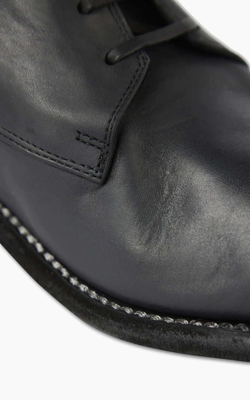 Guidi 793 Leather Laced Up Ankle Boot Black - Image 4