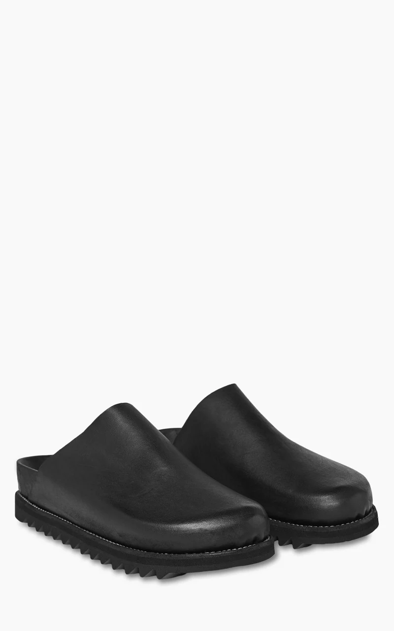 Guidi BRK05 Leather Clog Sandal Black - Image 2
