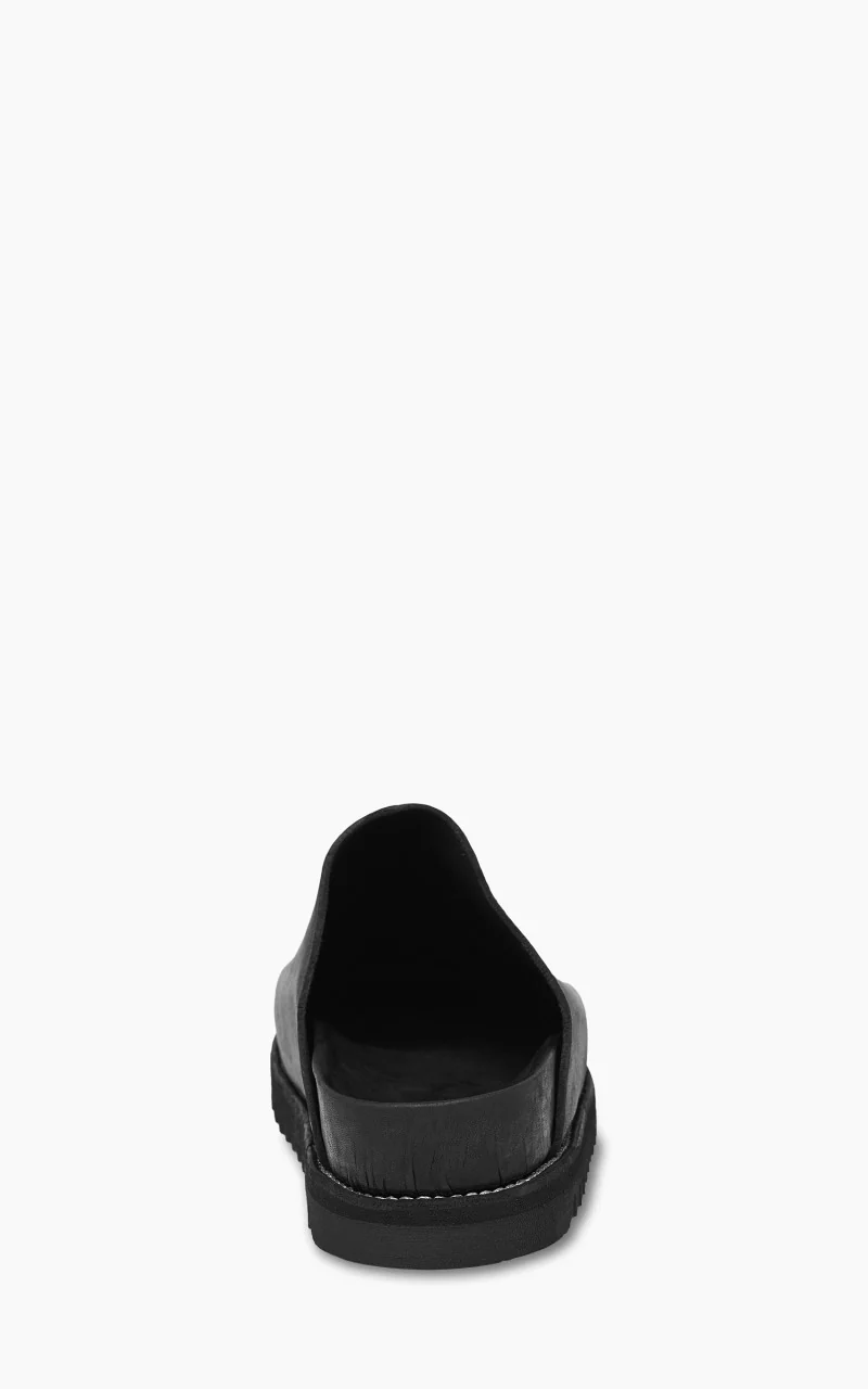 Guidi BRK05 Leather Clog Sandal Black - Image 4