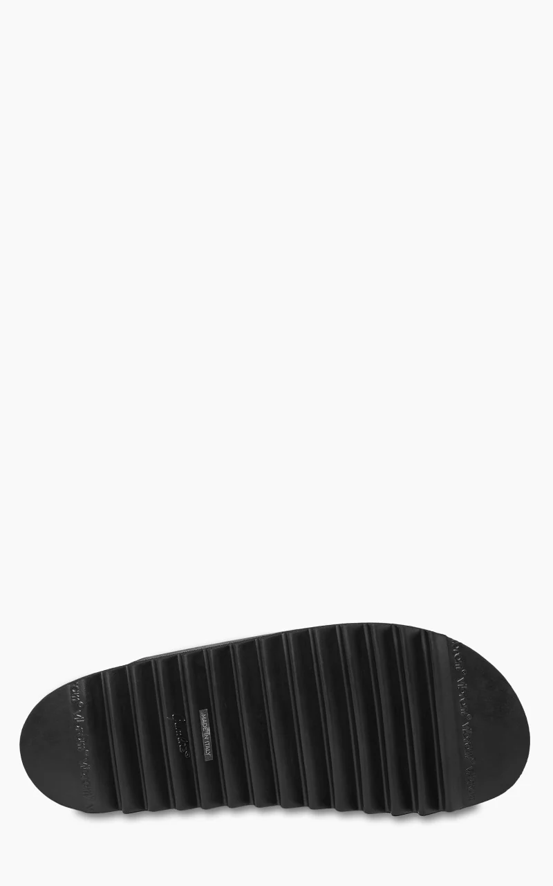 Guidi BRK05 Leather Clog Sandal Black - Image 5