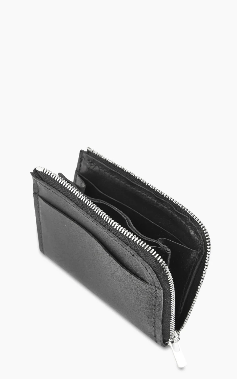 Guidi W7 Zip Wallet Leather Pressed Kangaroo Black - Image 2