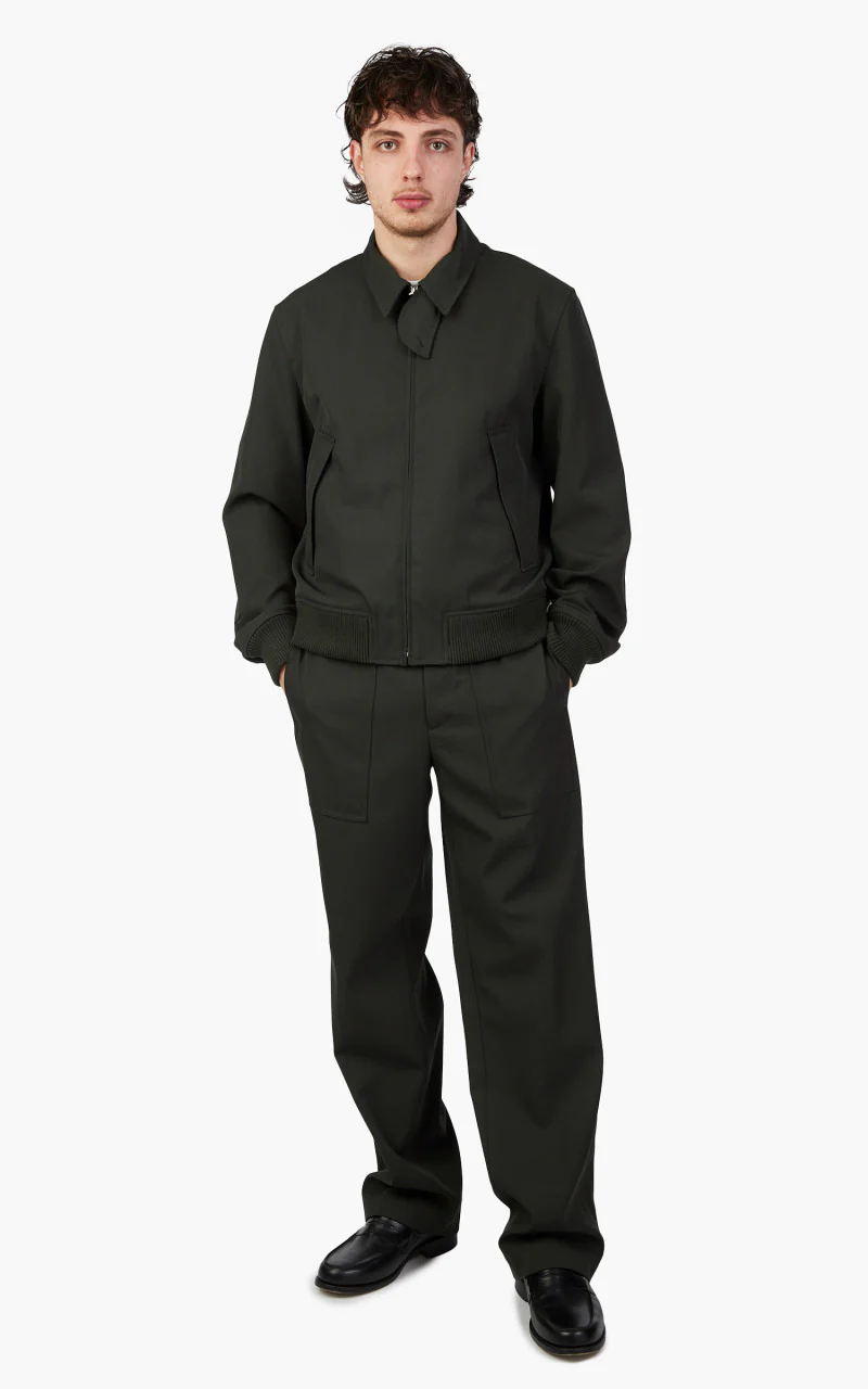Helmut Lang Twill Bomber Burnt Olive - Image 2