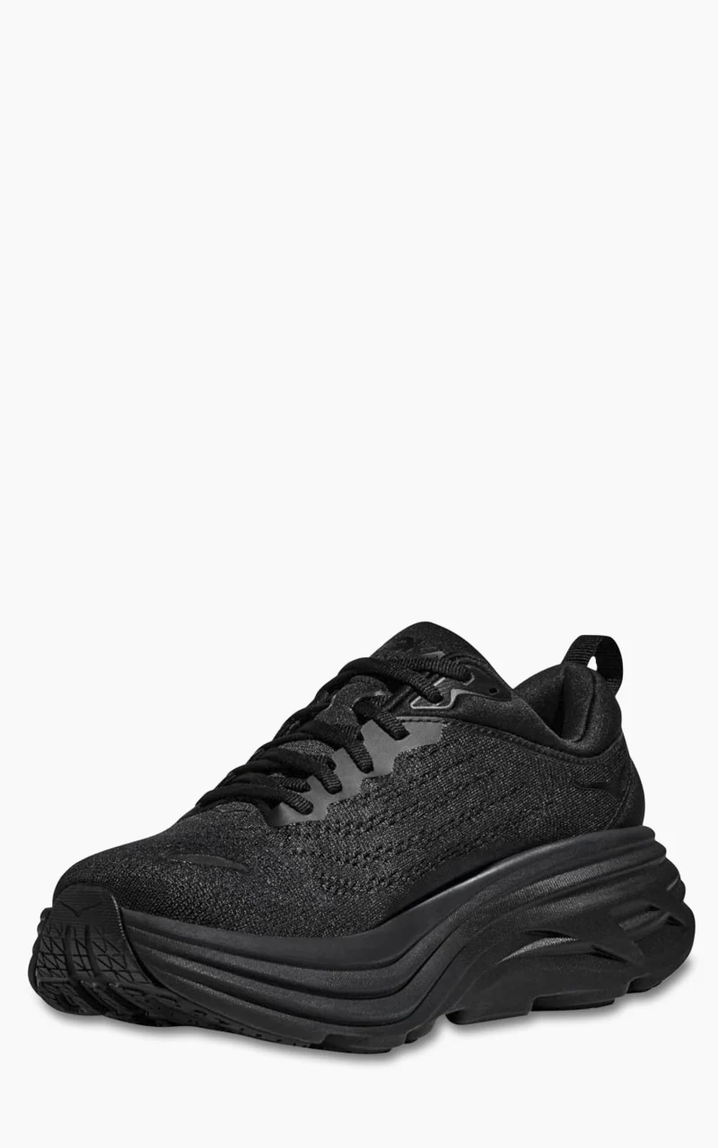 HOKA Bondi 8 X-Wide Black/Black - Image 3