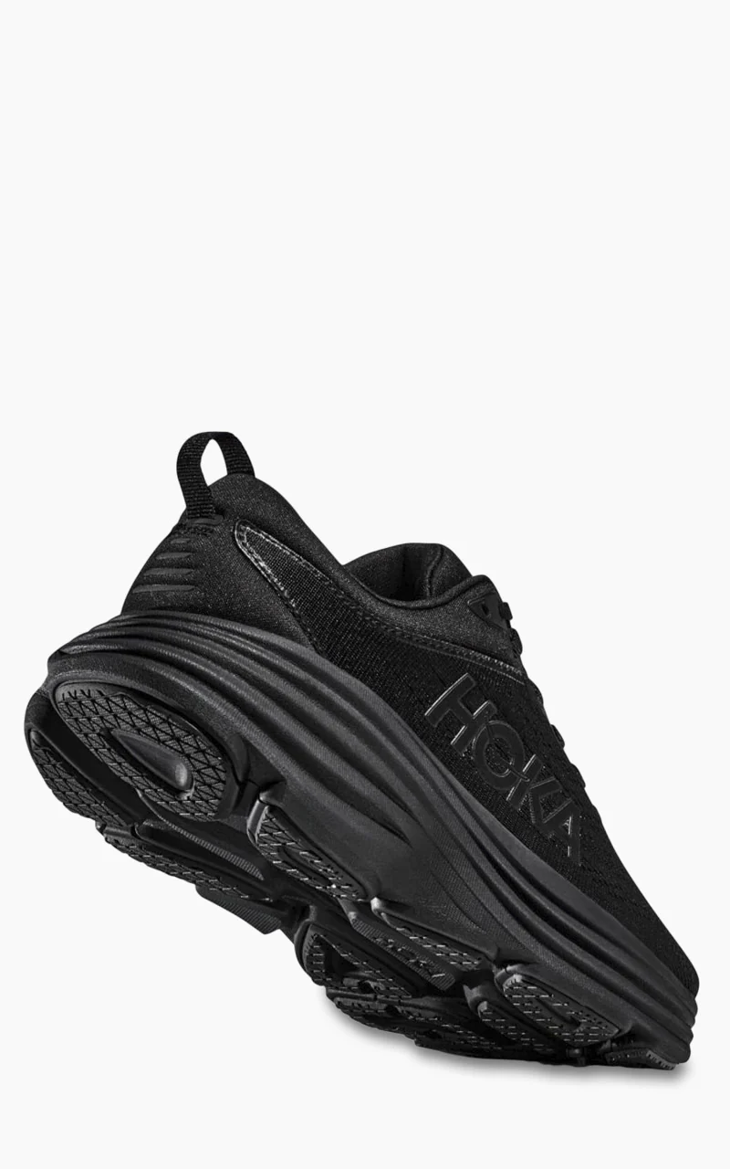 HOKA Bondi 8 X-Wide Black/Black - Image 4