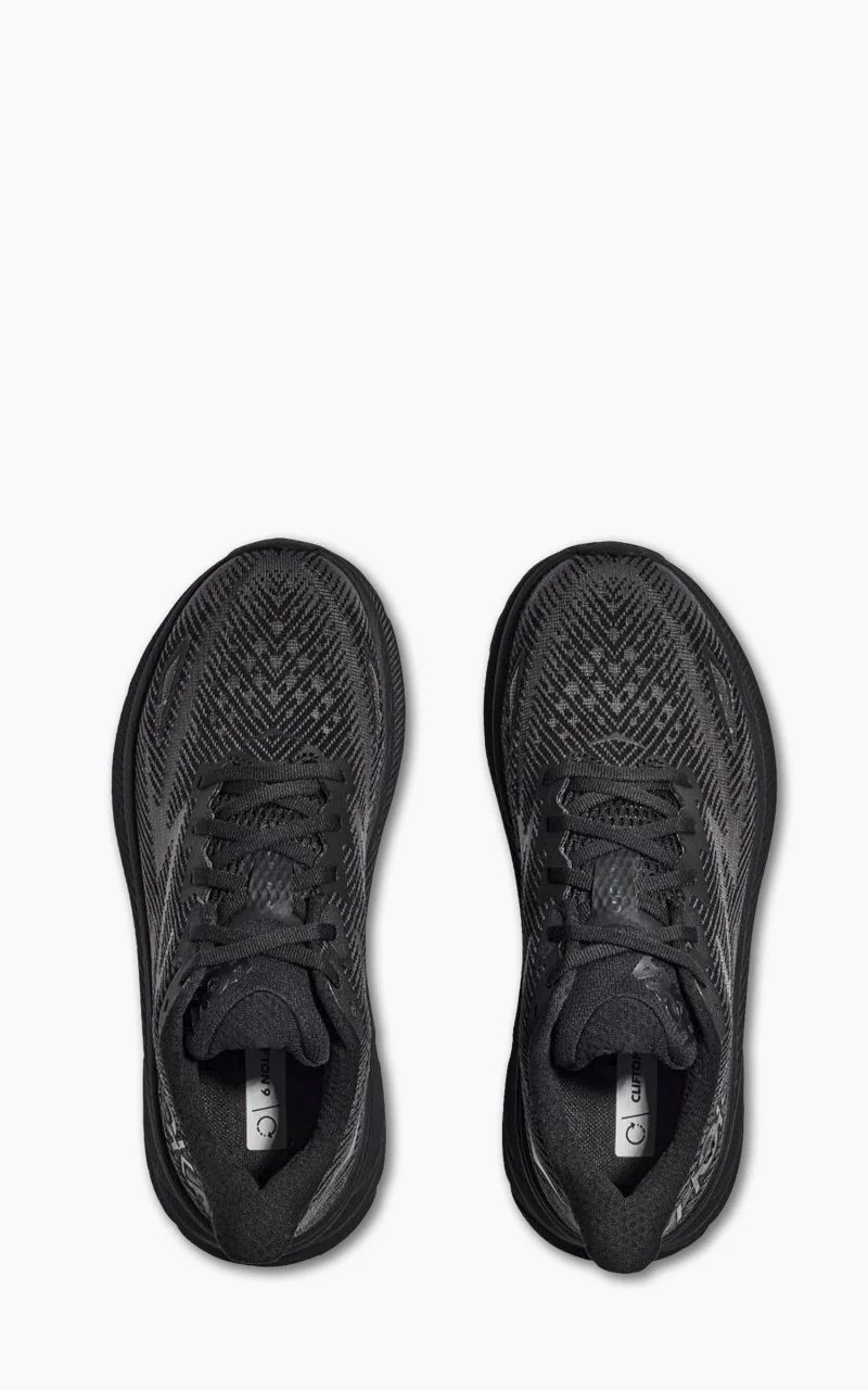 HOKA Clifton 9 Black/Black - Image 3