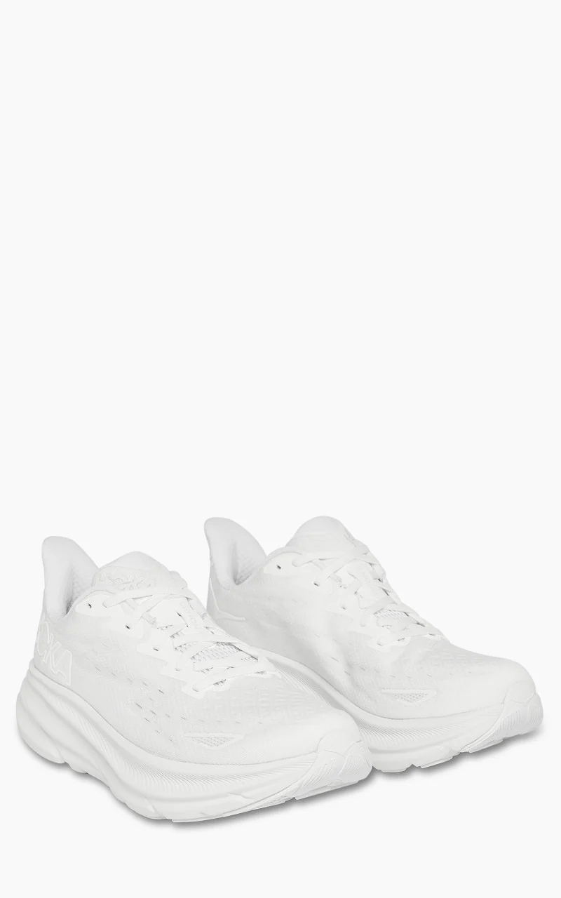HOKA Clifton 9 White/White - Image 2