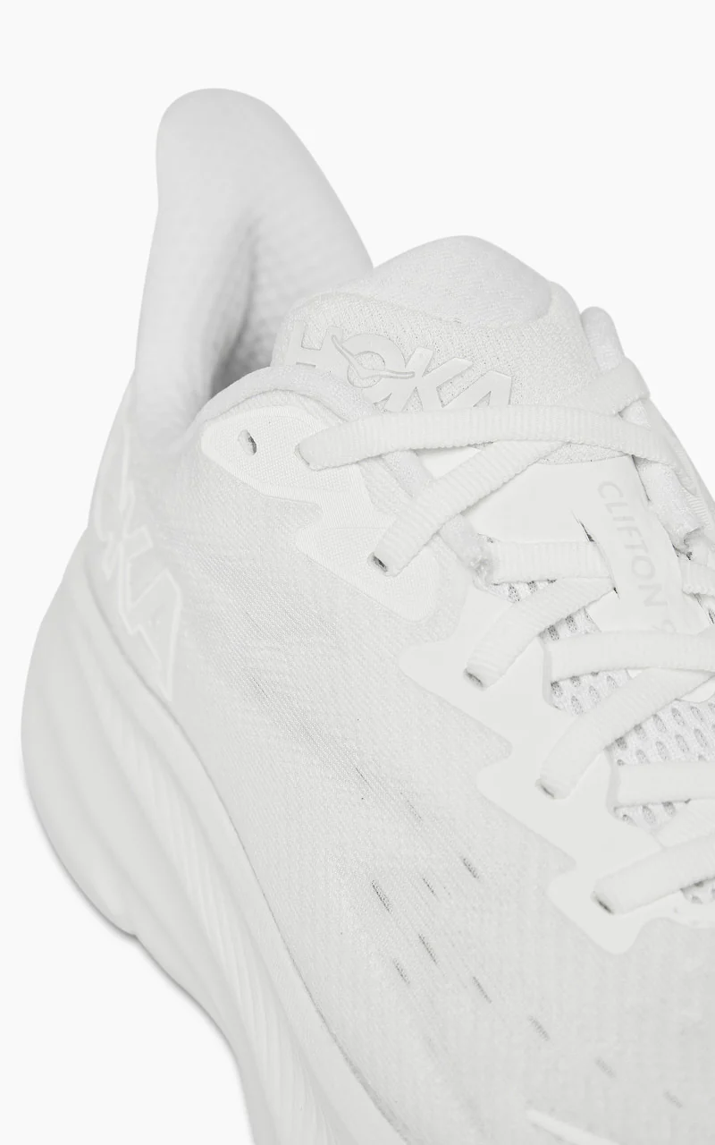 HOKA Clifton 9 White/White - Image 3