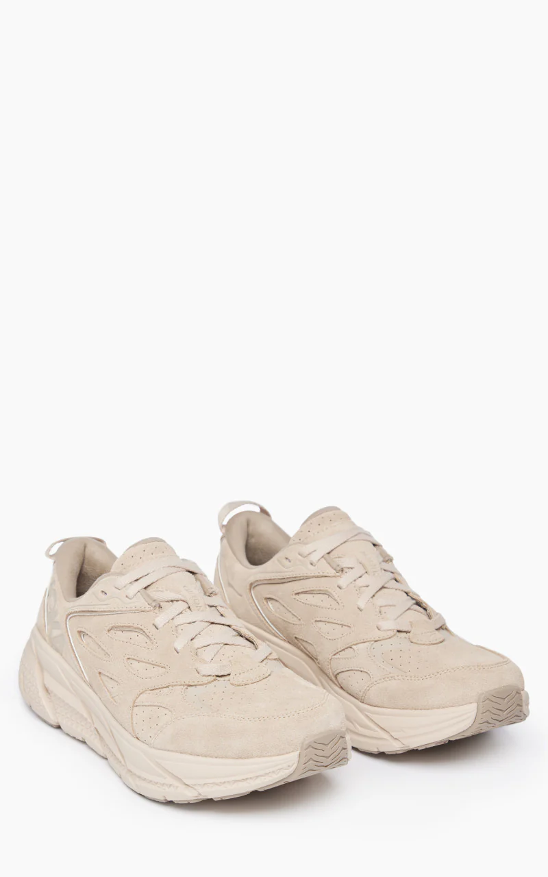 HOKA Clifton L Suede Shifting Sand/Dune - Image 2