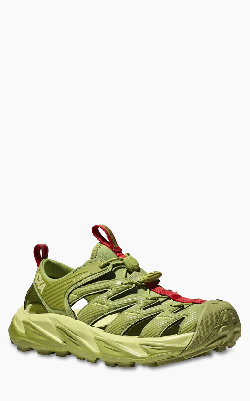 HOKA U Hopara Dark Citron/Luminary Green - Image 5