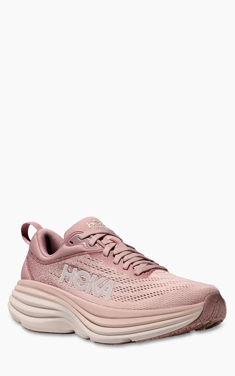 HOKA W Bondi 8 Pale Mauve/Peach Whip - Image 2