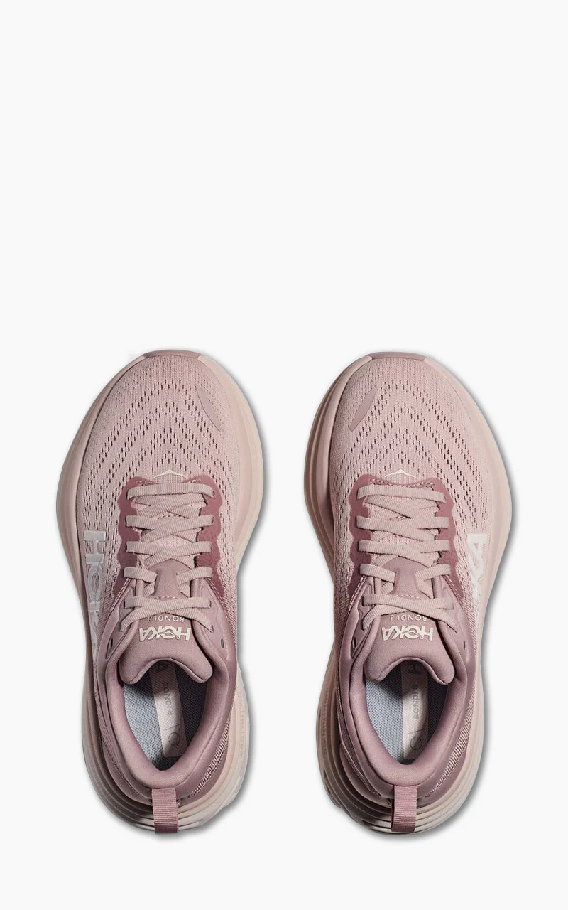 HOKA W Bondi 8 Pale Mauve/Peach Whip - Image 4