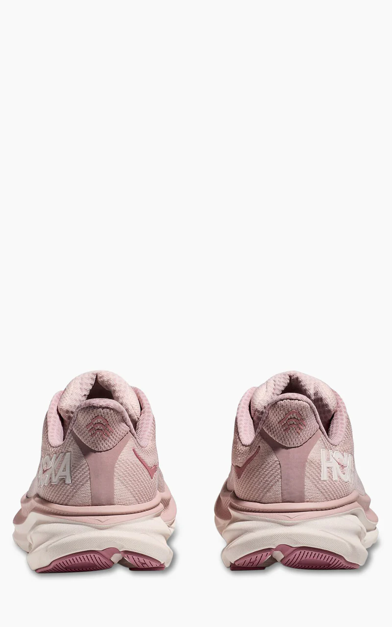 HOKA W Clifton 9 Pale Mauve/Peach Whip - Image 7