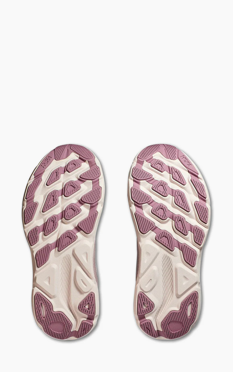 HOKA W Clifton 9 Pale Mauve/Peach Whip - Image 8