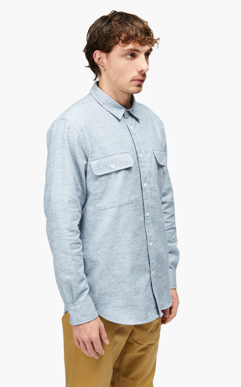 Homecore Migo Lumb Shirt Ice Blue - Image 4