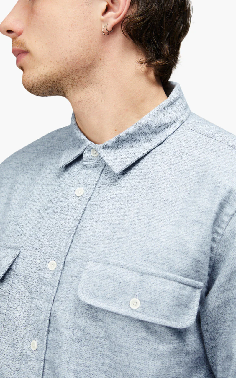 Homecore Migo Lumb Shirt Ice Blue - Image 8