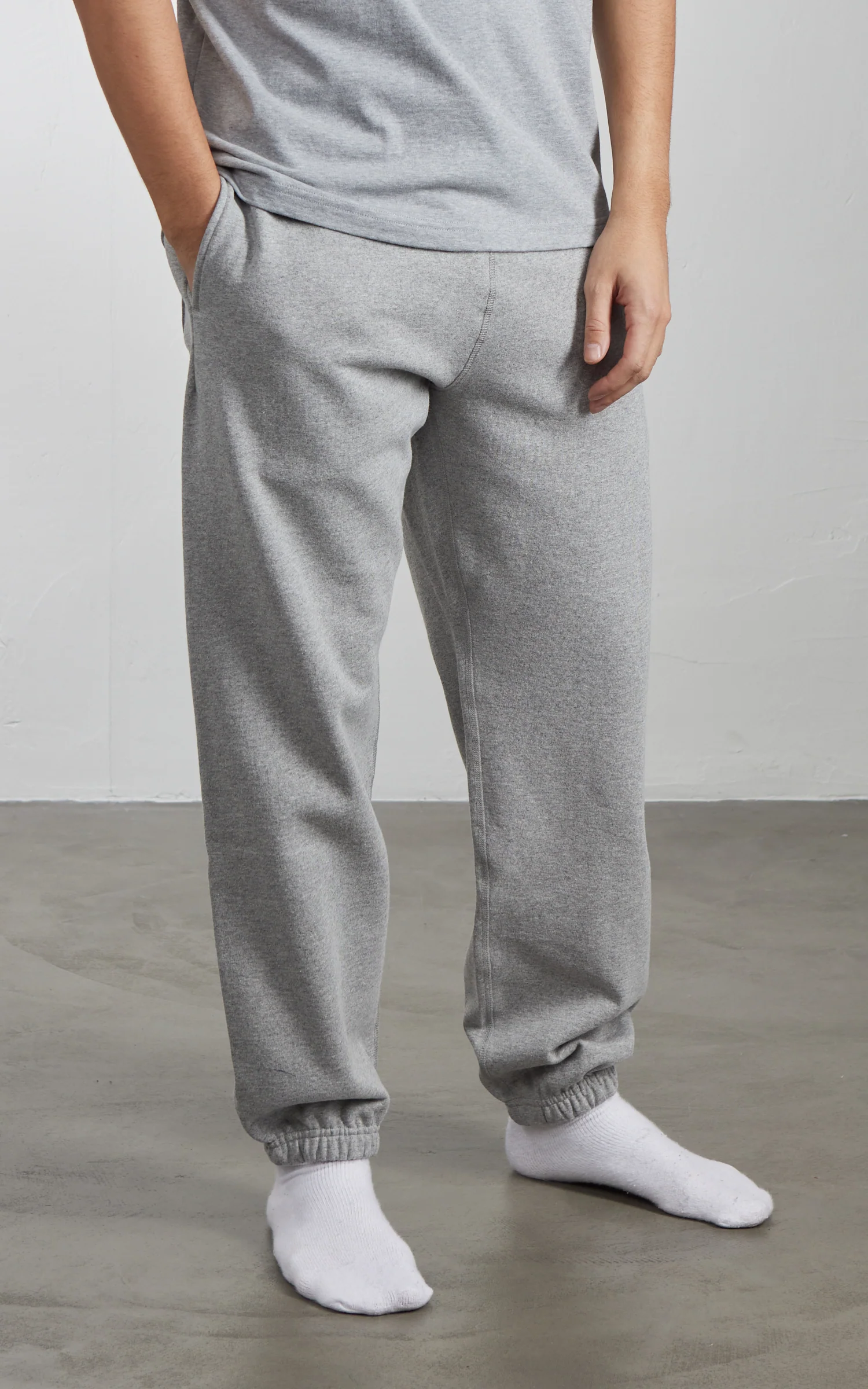 House Of Blanks Heavyweight Sweatpant Heather Grey - Image 4