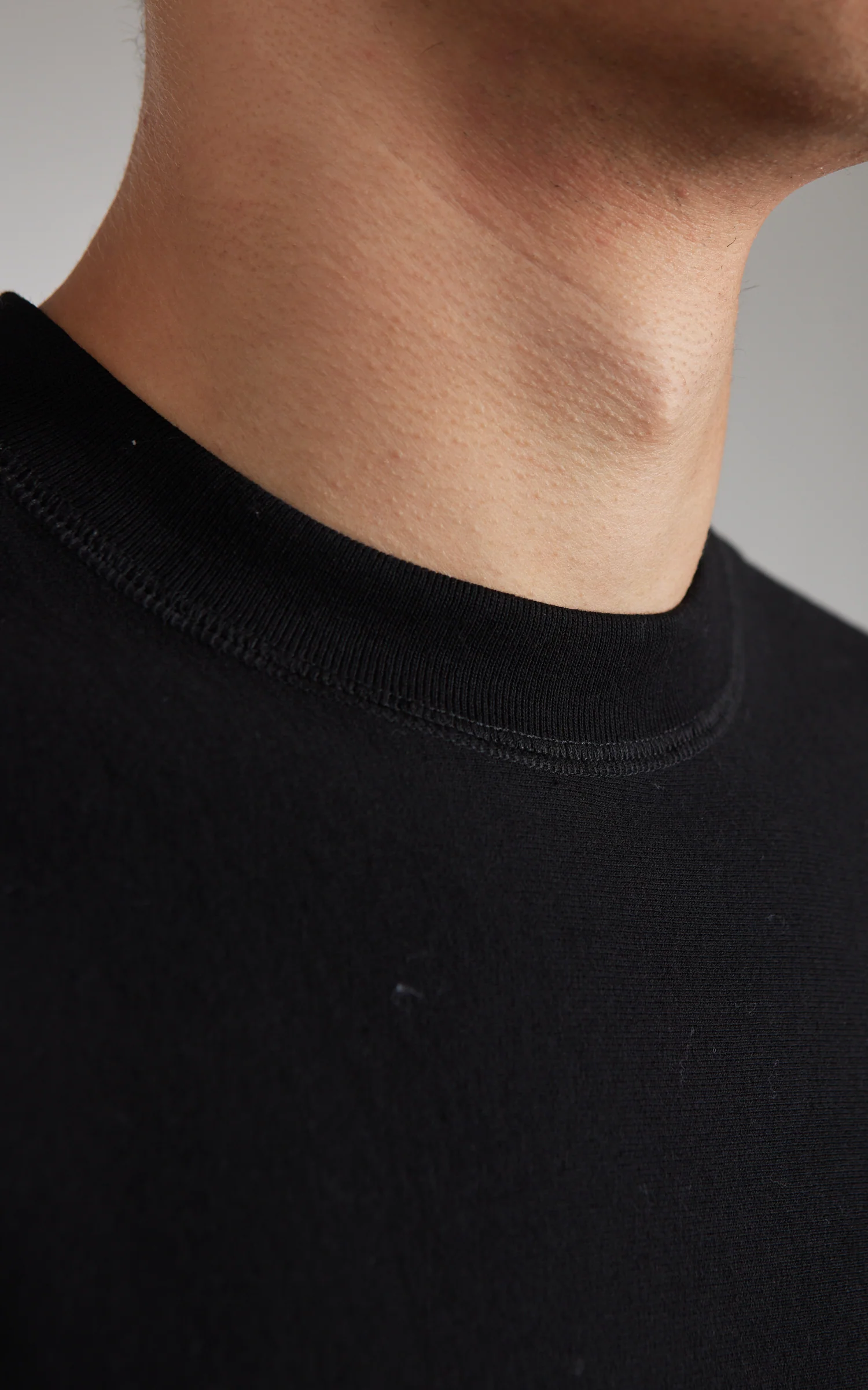 House Of Blanks Heavyweight Crewneck Sweatshirt Black - Image 5