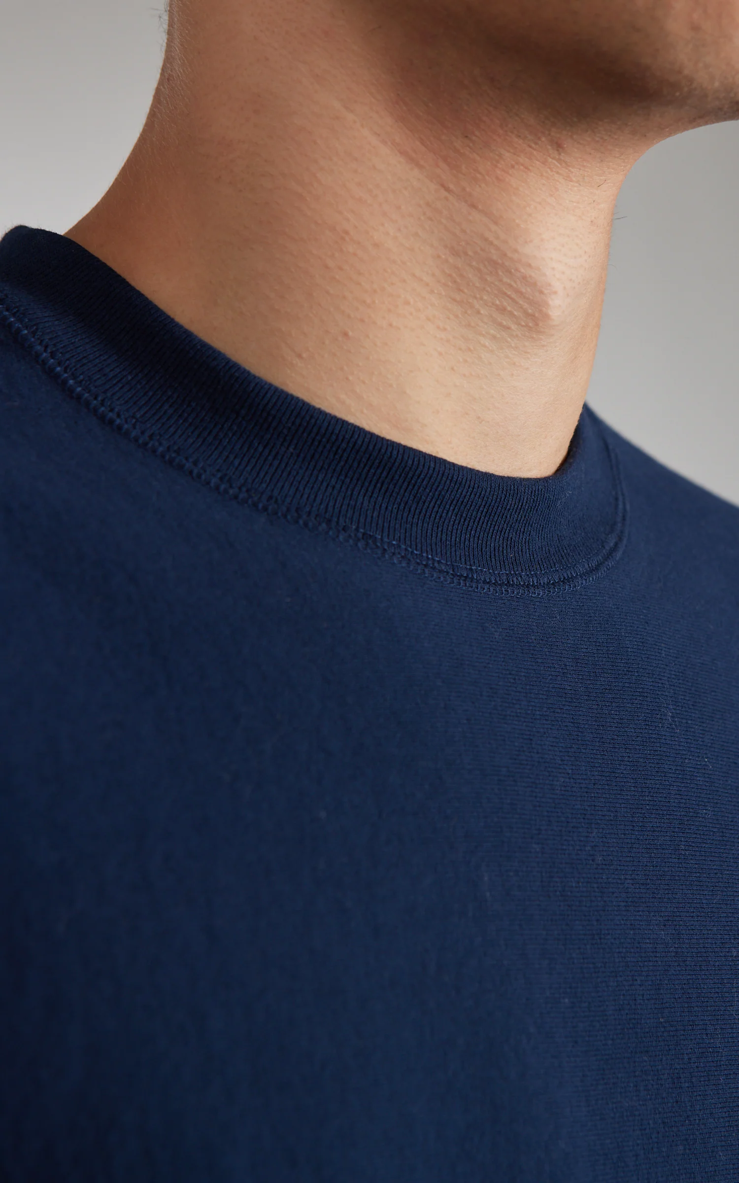 House Of Blanks Heavyweight Crewneck Sweatshirt Navy - Image 5
