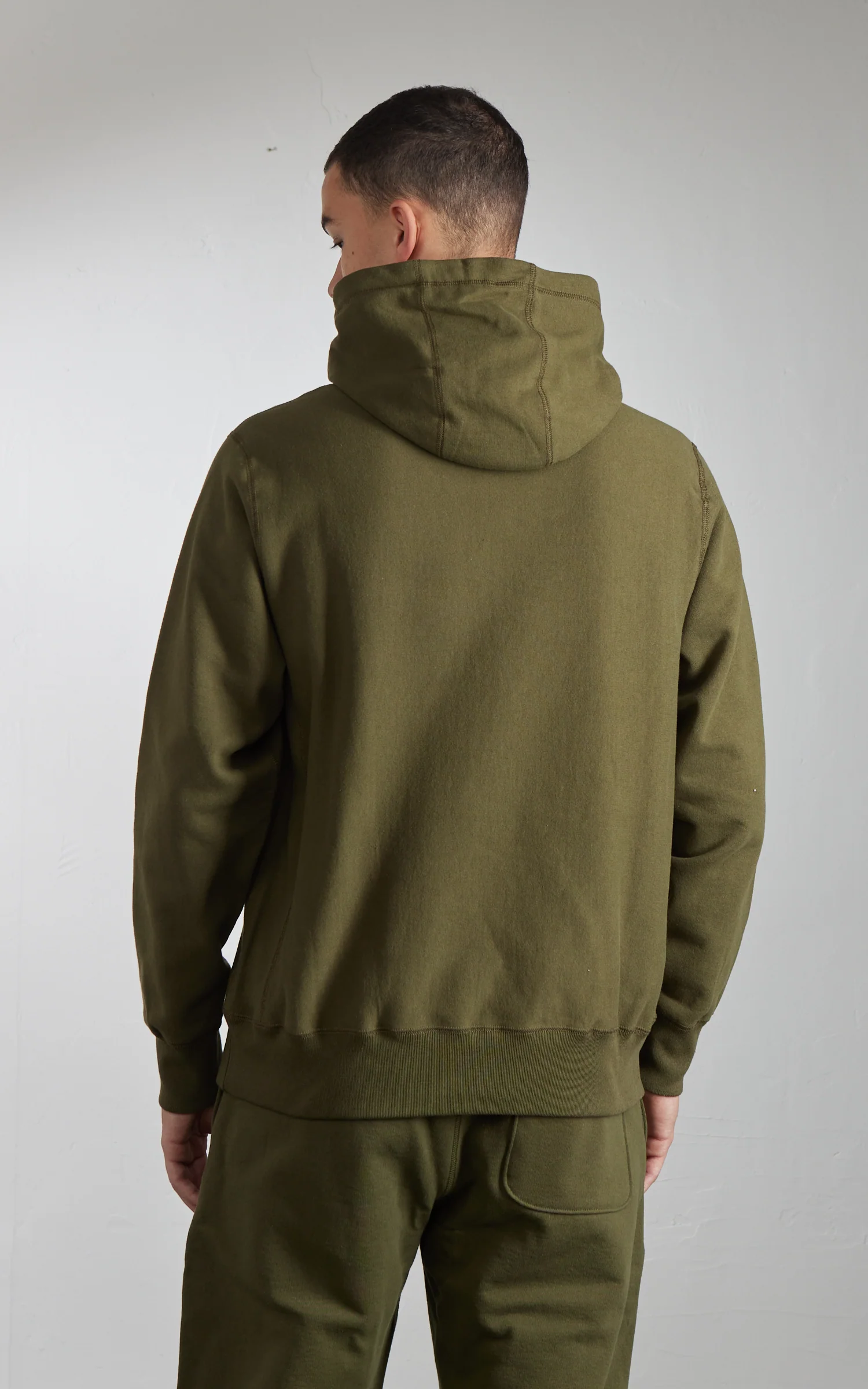House Of Blanks Heavyweight Pullover Hoodie Olive Drab - Image 6