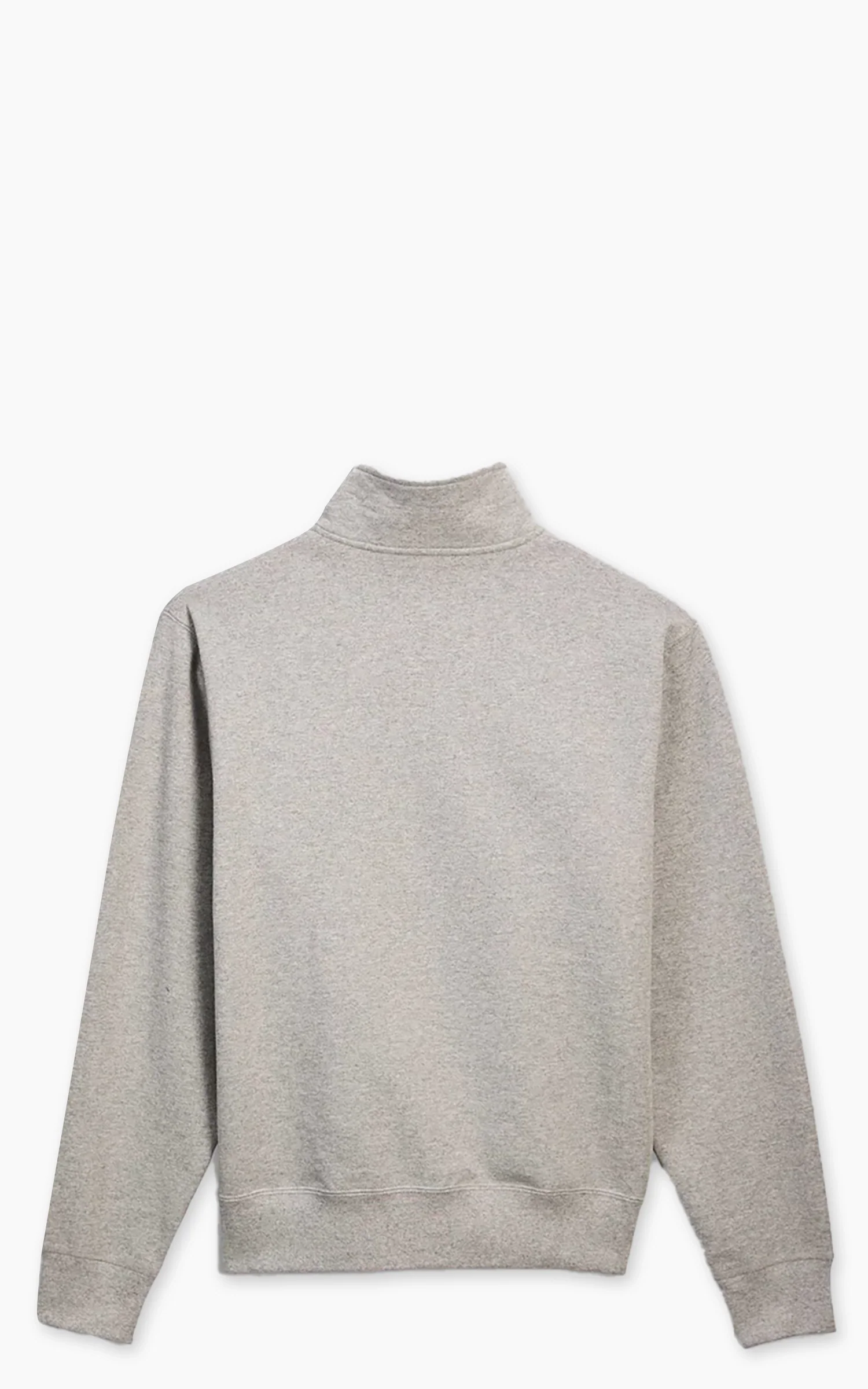 House Of Blanks Heavyweight Quarter Zip Sweatshirt Heather Grey - Image 4