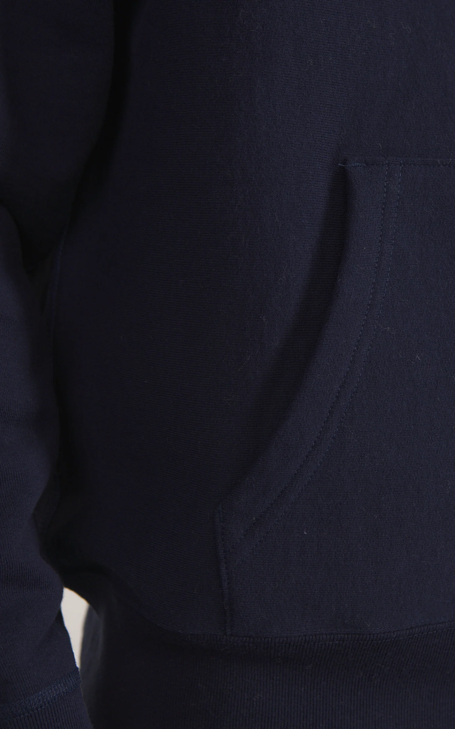 House Of Blanks Heavyweight Relaxed Fit Hooded Sweatshirt Navy - Image 4